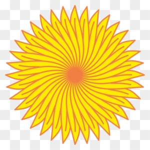 Sunflower Line Art 10, Buy Clip Art - Fraternal Order Of Police
