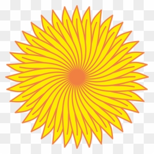 Sunflower Line Art 10, Buy Clip Art - Fraternal Order Of Police