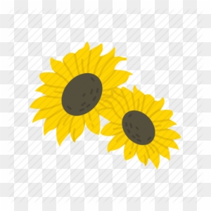 Sunflower Icon In Flat Style Stock Vector - Sunflower Icon Png