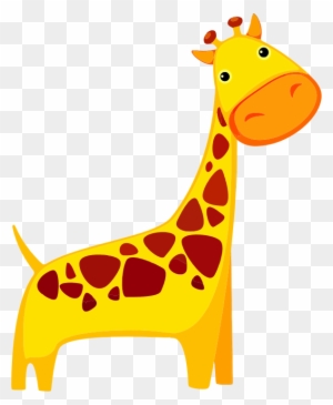 Free Cute Cartoon Giraffe Clip Art - Animal