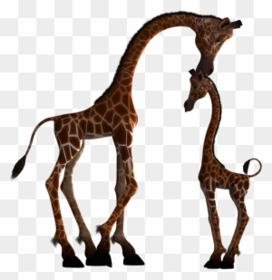 Images De Girafe - Momma And Baby Giraffe Svg