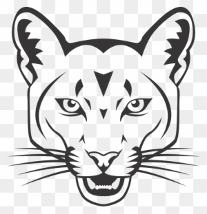 Wildcat Mascot 11, Buy Clip Art - Mens Dos Rios Cougars T Shirt