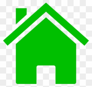 Home, House, Location, Place Icon - Green Home Icon Png