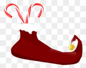 Cowboy Boot Clipart Public Domain Vectors - Zazzle Roter Elf-pantoffel Mit Zuckerstangen Sweatshirt