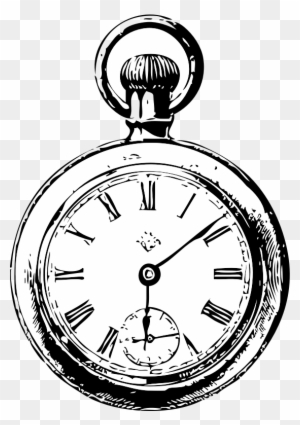 Drawn Clock Tim Burton - Pocket Watch Clipart Drawn Clock Tim Burton - Pocket Watch Clipart