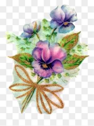 The First Digital Pansy Image Is A Very Lovely Blank - Pansy