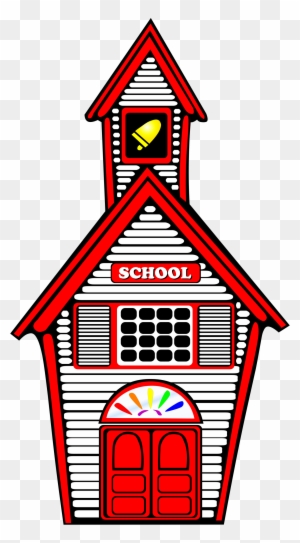 Schoolhouse Clipart Kcn7lnmcq Pictures Whiteschoolhouse - School Building Clip Art