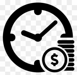 Save Time And Effort With In House Digital Printing - Pink Clock Icon