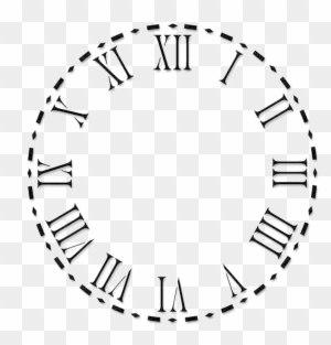 Clock Face Roman Numerals Numeral System - Roman Numeral Clock Face