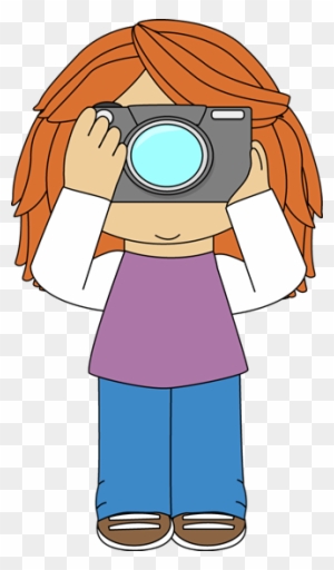 Cartoon Photographer Clip Art Camera Clipart School - Taking A Picture Clipart