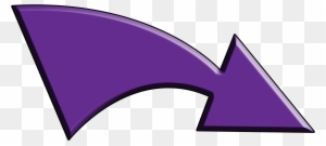 Curved Arrow To The Right Clip Art Download - Curved Purple Arrow Png