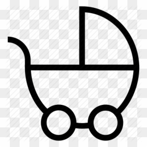 Baby Buggy, Baby Carriage, Baby Cart, Baby Transport, - Baby Carriage Outline