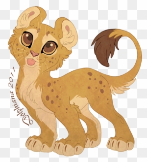 Chibi Lion By Dolphydolphiana - Anime Mountain Lion Chibi