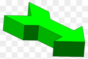Arrows Green Free Stock Photo Illustration Of A 3d - Green Arrow Point Right
