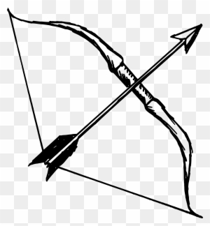 Outline Medieval Bow Arrow Icon Illustration Stock Vector - Illustration of  arrow, feather: 62739199