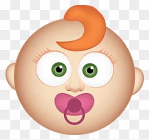 Gingermoji7 All408px 0048 Layer Comp 49 Babygirl - Red Haired Baby Emoji