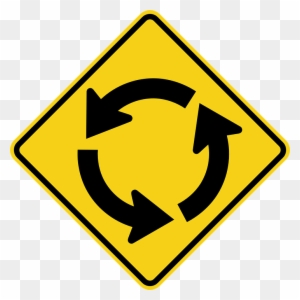 Sign, Arrow, Circle, Traffic, Round, Roundabout, Road - Round About Sign