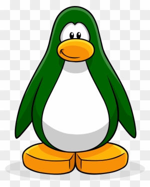 Dark Green Create Penguin - Club Penguin Green Penguin