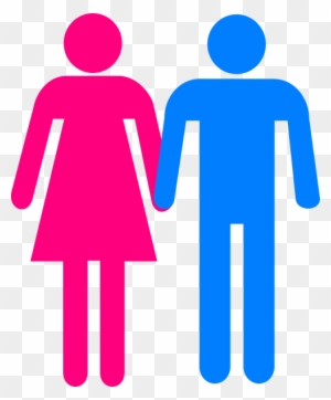Boy And Girl Symbol Holding Hands