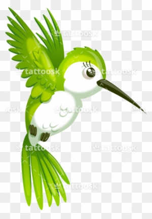 Cute Hummingbird Tattoo Flash Design For Girls - Cute Cool Baby Hummingbirds