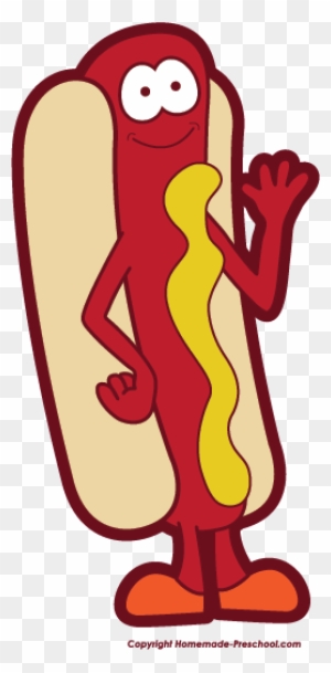 Free Hot Cartoon Cartoon Clipart Hot Dog Pencil And - Hot Dog Person Clipart