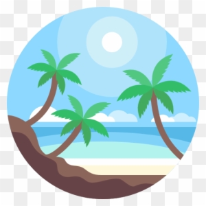 Sun, Sea, Beach, Holidays, Camping, Travel Icon - Beach Icon Png