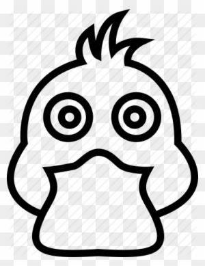 Animal Duck Face Drawing - Free Transparent PNG Clipart Images Download