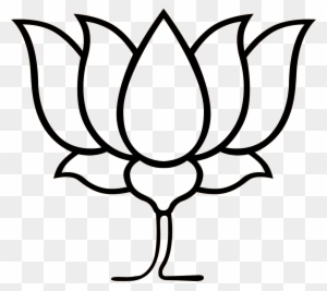 Lotus Clipart Kamal - Bhartiya Janta Party Logo