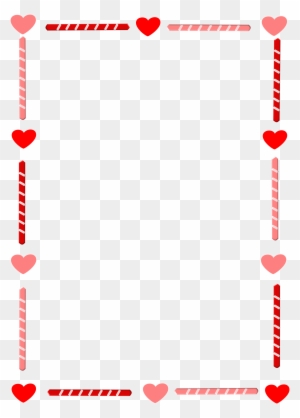 Clip Art Borders Hearts Clipart Heart And Candy Border - Heart Border Clip Art
