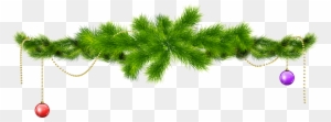 Transparent Pine Branch With Pine Cones Png Clipartu200b - Christmas Tree Branch Png