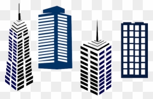 Skyscrapers - - Building Clip Art
