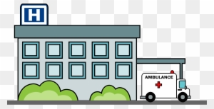 Building - Clipart Image Of Hospital
