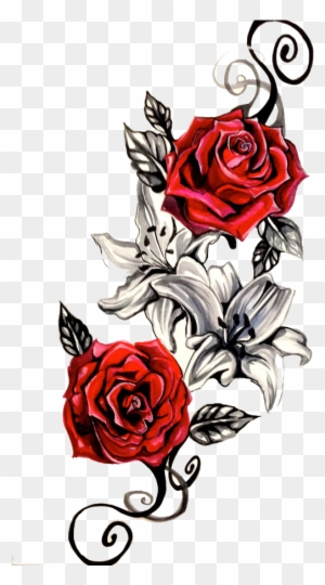 Tattoo Clipart Rose - Rose Tattoo Png