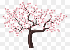 Blossom Clipart Flowering Tree - Tree With Flowers Clipart