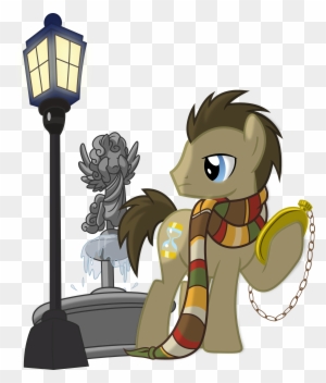 Doctor Hooves And Weeping Angel By Vector-brony - Doctor Who My Little Pony