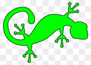 Bright Green Gecko Clip Art At Clker Com Vector Clip - Gecko Clip Art
