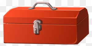 Free Red Dog House Clipart - Tool Box Clip Art