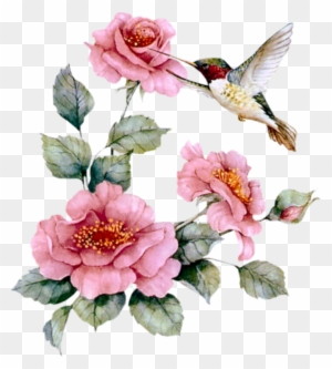 Aprender Manualidades Es Facilisimo - Hummingbird With Pink Roses Necklace ,bird Gifts
