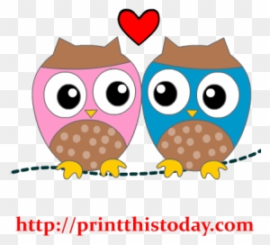 Bird Clipart Owl - Cute Letter Writing Paper