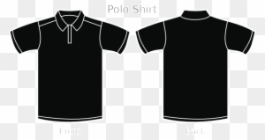 Black Polo Shirt Clip Art - Polo Black T Shirts
