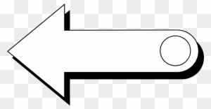 Illustration Of A Left Pointing Arrow - Arrow