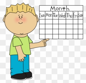 School kid calendar classroom job clip art - calendar helper - free  transparent png clipart images download