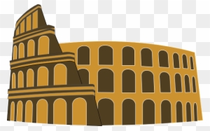Arch Clipart Ancient Roman - Rome Coliseum Clip Art