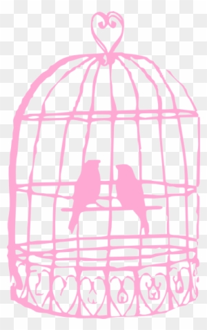 Birds In A Cage Drawing