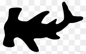Hammerhead Shark Animal Free Black White Clipart Images - Hammerhead Shark Clip Art