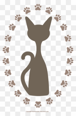 Click To Save Image - Cat Paw Print Clipart