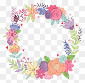 Vintage Frames Watercolor Flowers Png Tatoos Floral Corona De Flores Png Free Transparent Png Clipart Images Download