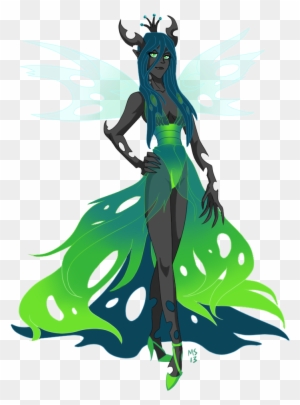 Queen Chrysalis By Artistmeli - My Little Pony Queen Chrysalis Human - Free  Transparent PNG Clipart Images Download