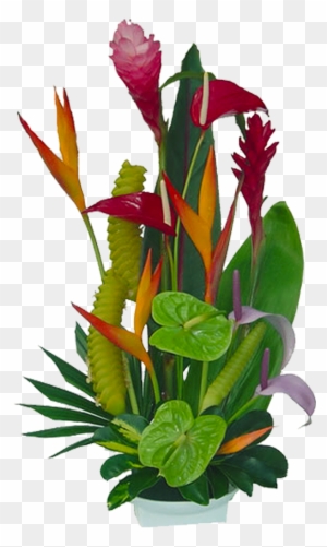 50 Previous Next - Tropical Jungle Flower Arrangement