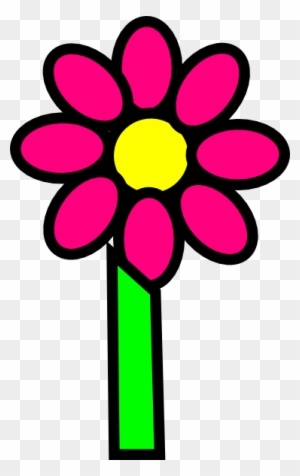 Stem Clipart Cartoon Flower - Flower And Stem Clipart - Free Transparent  PNG Clipart Images Download